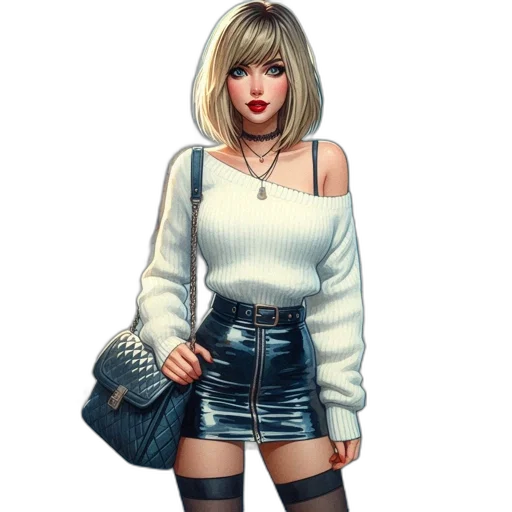 jacket, dress, concept art, fantasy art transparent PNG cut-out
