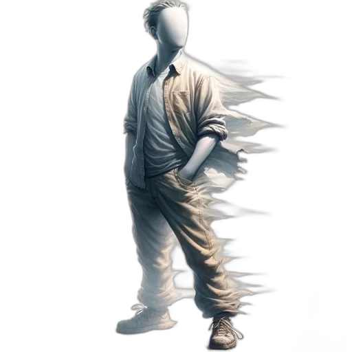 jacket, staff, mask, face transparent PNG cut-out