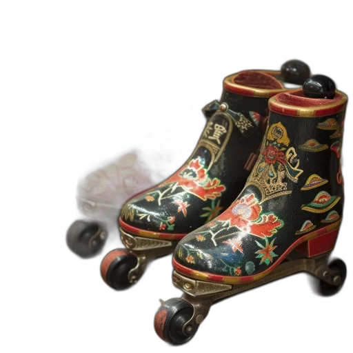 shoes, robot, photorealistic, 3d render transparent PNG cut-out