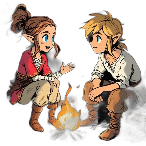 concept art, fantasy art, pixel art, comic book art transparent PNG cut-out