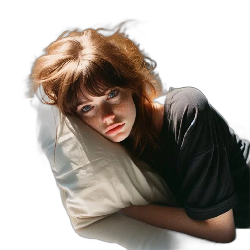 face, photorealistic, young, woman transparent PNG cut-out
