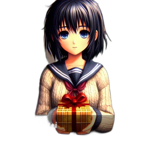 dress, face, jacket, staff transparent PNG cut-out