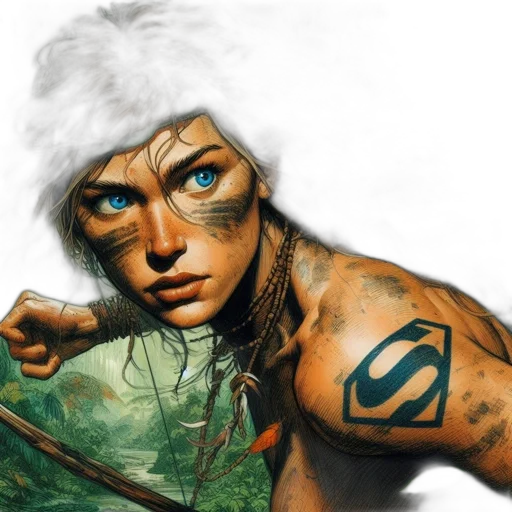 jewelry, face, weapon, creature transparent PNG cut-out