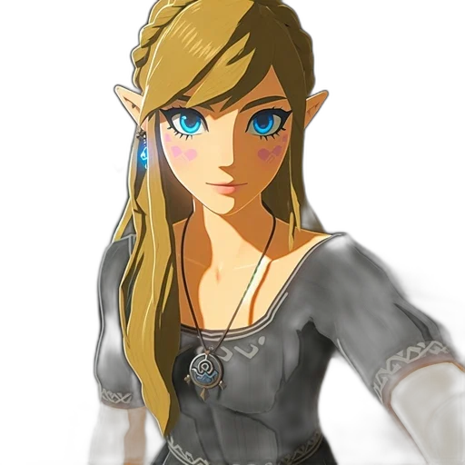 dress, face, crown, staff transparent PNG cut-out