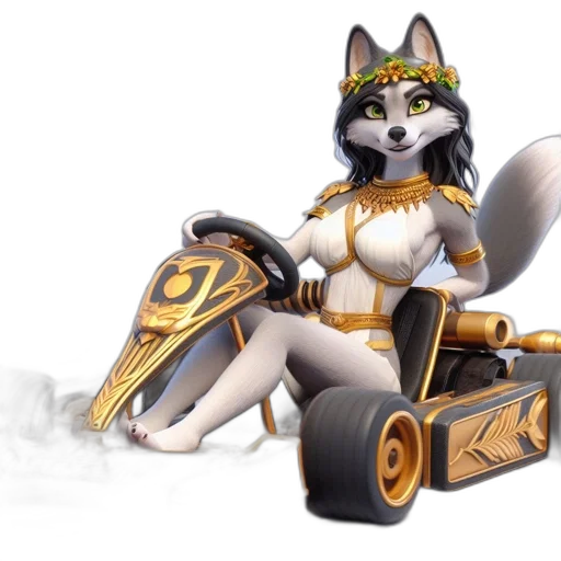 fantasy art, concept art, 3d render, anime transparent PNG cut-out