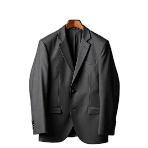 jacket, staff, dress, 3d render transparent PNG cut-out