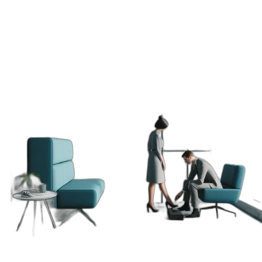 furniture, staff, 3d render, concept art transparent PNG cut-out