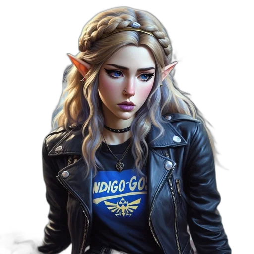 jacket, face, dragon, fantasy art transparent PNG cut-out