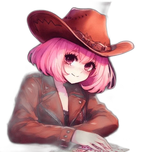 hat, jacket, weapon, staff transparent PNG cut-out