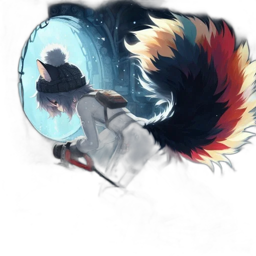 mask, staff, creature, weapon transparent PNG cut-out