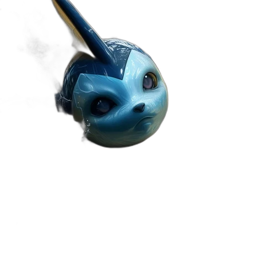 mask, dragon, staff, weapon transparent PNG cut-out