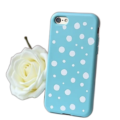 pastel, personalised, blue, polka transparent PNG cut-out