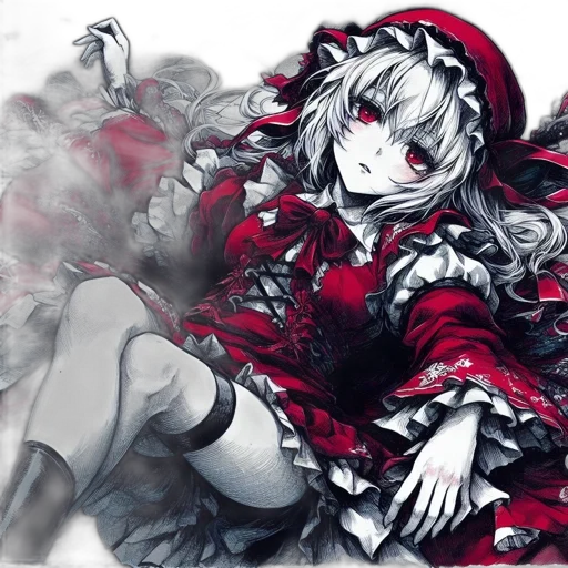 dress, anime, fantasy art, concept art transparent PNG cut-out