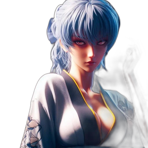dress, face, concept art, anime transparent PNG cut-out