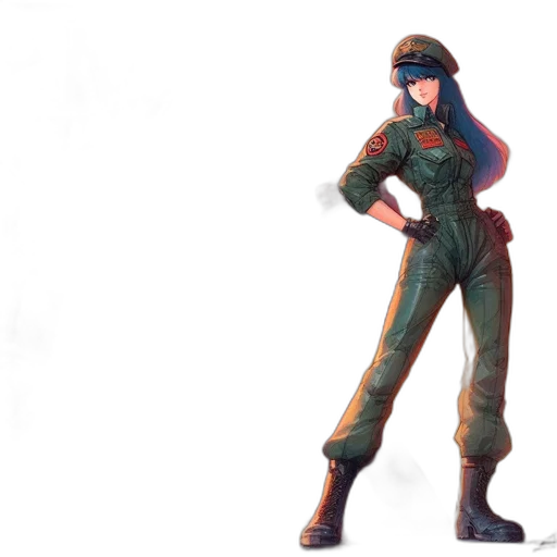 staff, robot, jacket, weapon transparent PNG cut-out