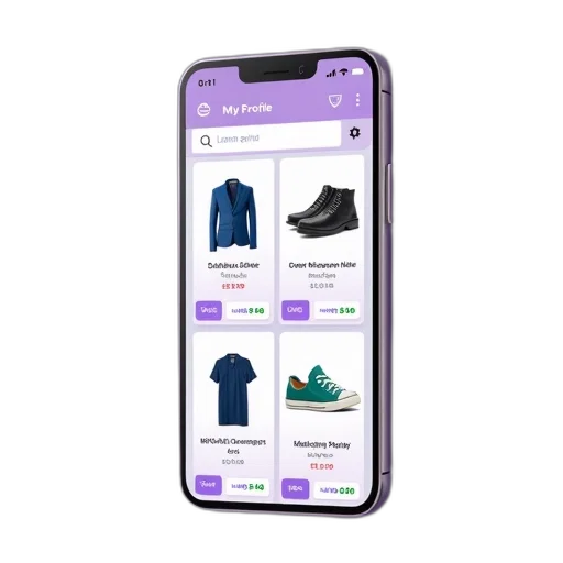 jacket, smartphone, screen, displaying transparent PNG cut-out
