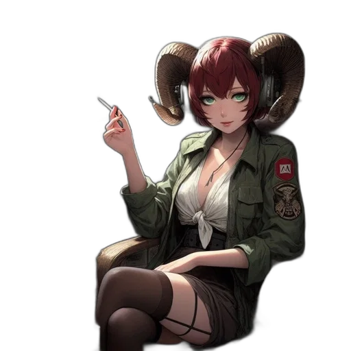 staff, jacket, weapon, creature transparent PNG cut-out
