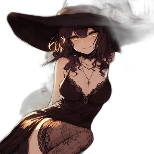 hat, dress, mask, staff transparent PNG cut-out