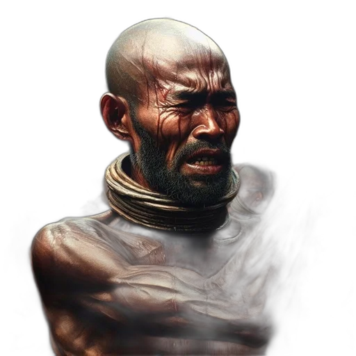 face, mask, weapon, staff transparent PNG cut-out