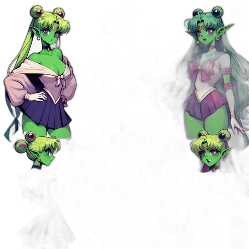 creature, dress, concept art, pixel art transparent PNG cut-out