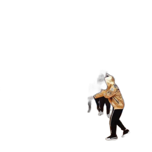 jacket, creature, hair, shoes transparent PNG cut-out
