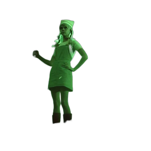 staff, dress, creature, hat transparent PNG cut-out