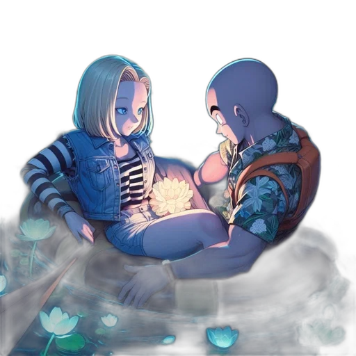 concept art, comic book art, fantasy art, watercolor transparent PNG cut-out