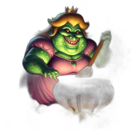 crown, creature, staff, concept art transparent PNG cut-out