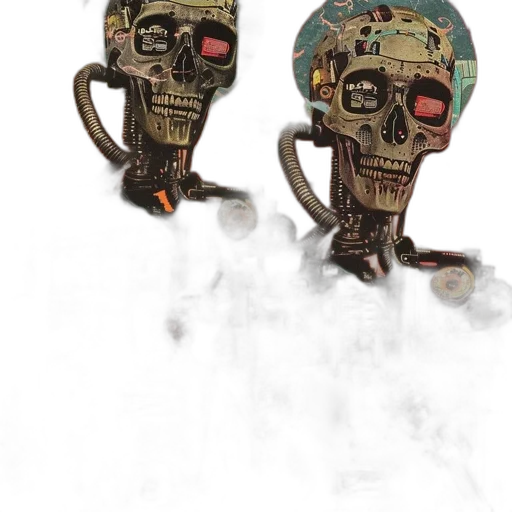 mask, robot, jewelry, concept art transparent PNG cut-out