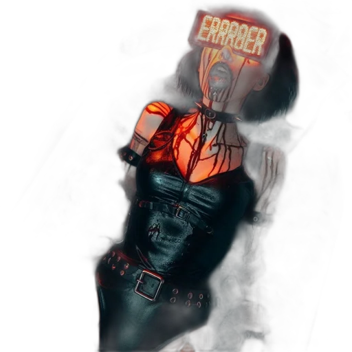 robot, jacket, mask, weapon transparent PNG cut-out
