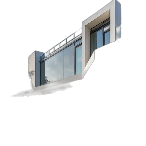 building, furniture, 3d render, concept art transparent PNG cut-out