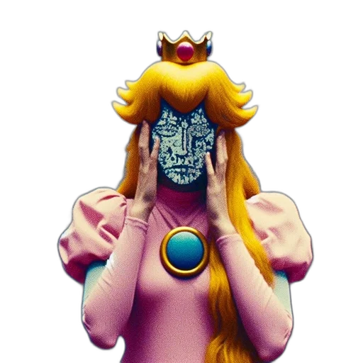 crown, dress, mask, staff transparent PNG cut-out
