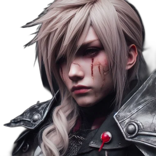 face, weapon, sword, concept art transparent PNG cut-out
