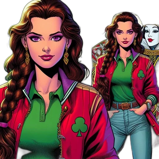 jacket, comic book art, concept art, cartoon transparent PNG cut-out