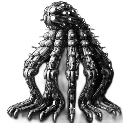 robot, creature, animal, crown transparent PNG cut-out
