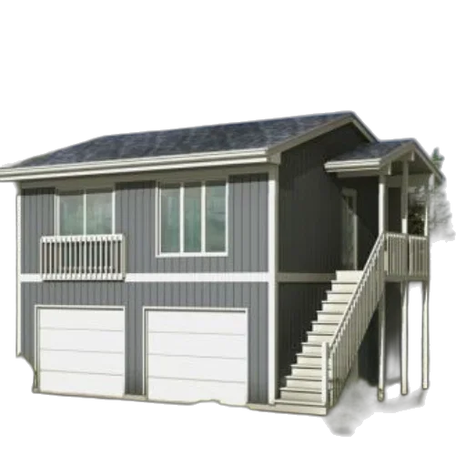 building, 3d render, photorealistic, modern transparent PNG cut-out