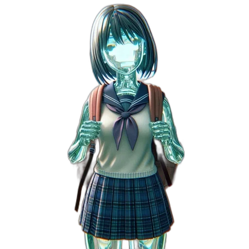 mask, robot, creature, dress transparent PNG cut-out