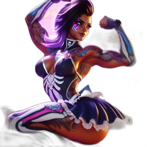 weapon, staff, robot, dress transparent PNG cut-out
