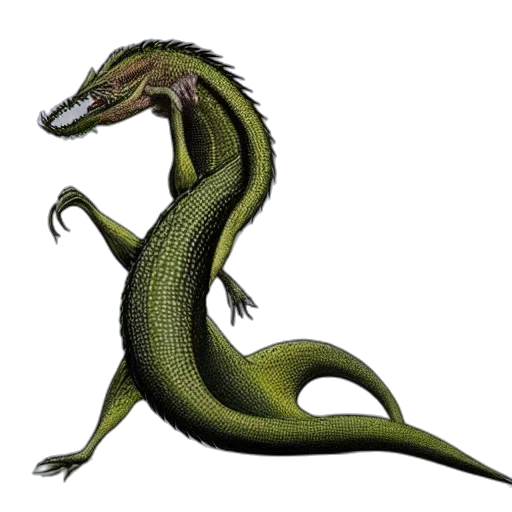 dragon, animal, creature, staff transparent PNG cut-out