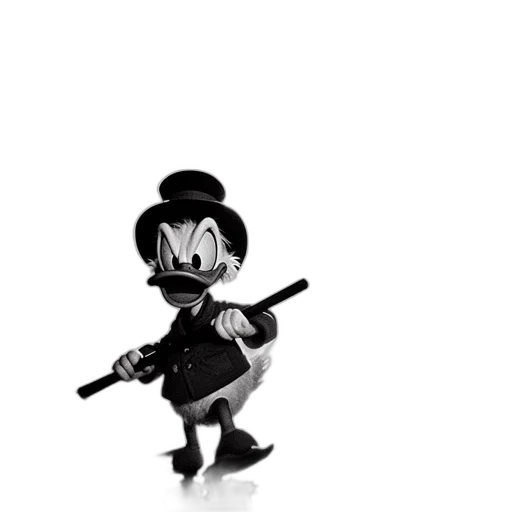 weapon, hat, staff, robot transparent PNG cut-out