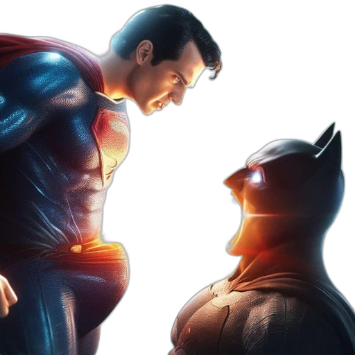 comic book art, concept art, dramatic, confrontation transparent PNG cut-out