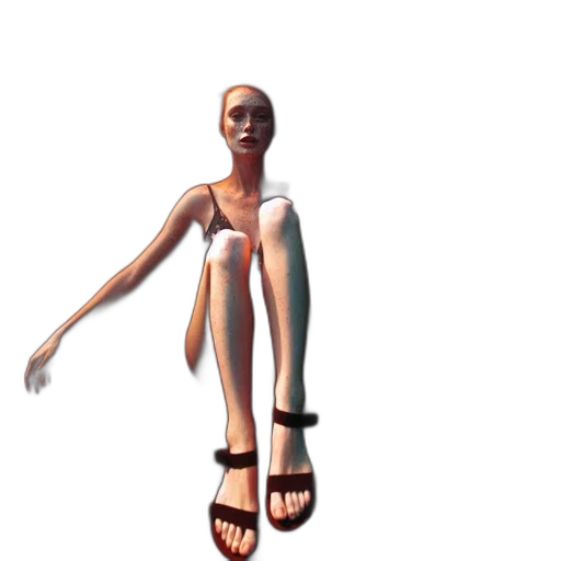 dress, shoes, robot, creature transparent PNG cut-out