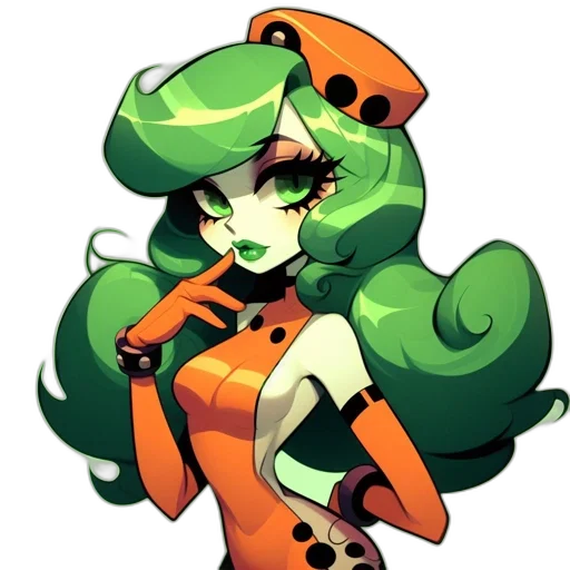 staff, dress, robot, pixel art transparent PNG cut-out
