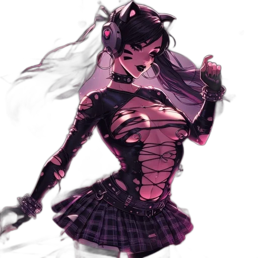 dress, pixel art, concept art, anime transparent PNG cut-out