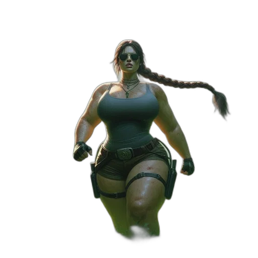 weapon, dress, robot, staff transparent PNG cut-out