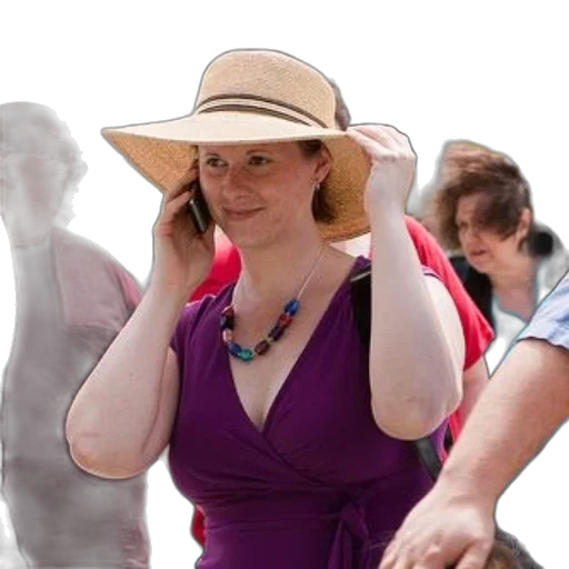 hat, dress, staff, face transparent PNG cut-out