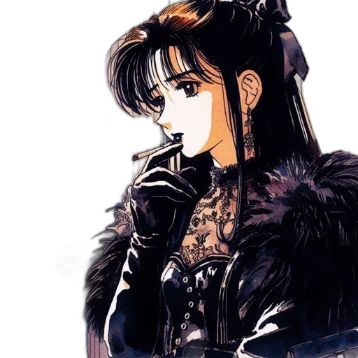 fantasy art, concept art, anime, photorealistic transparent PNG cut-out