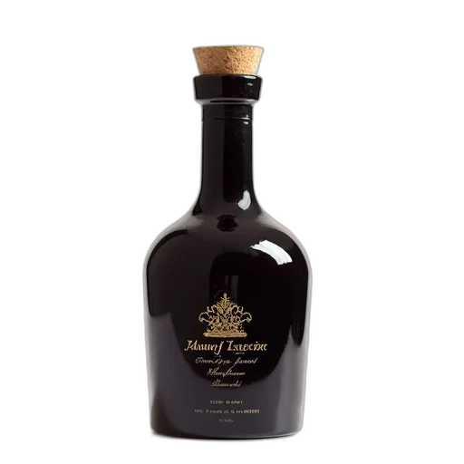 bottle, crown, dark, glass transparent PNG cut-out
