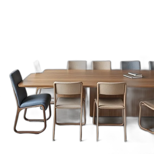 furniture, 3d render, earth tones, folding transparent PNG cut-out