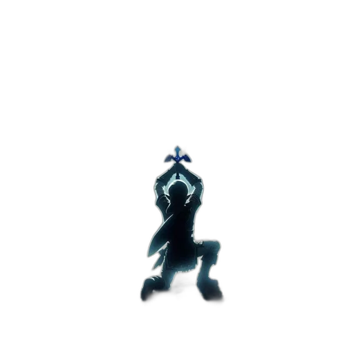 robot, staff, creature, sword transparent PNG cut-out